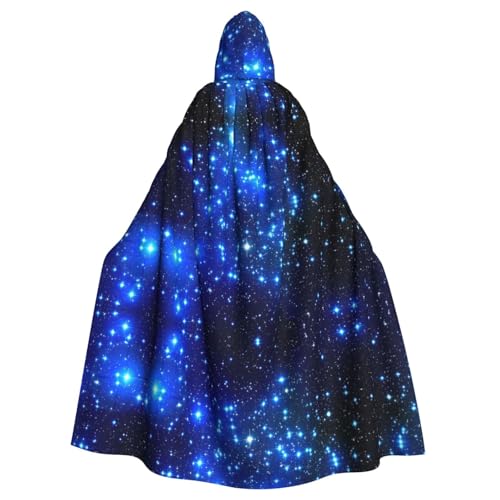 FEYUNYAN Gruseliger Halloween-Umhang für Erwachsene, Galaxie-Sterne-Kapuzenumhang, Gothic-Hexen-Vampir-Umhang mit Kapuze, verstellbarer Kordelzug, Kostüm-Umhang für Halloween, Party, Cosplay FEYUNYAN Gruseliger Halloween-Umhang für Erwachsene, Galaxie-Sterne-Kapuzenumhang, Gothic-Hexen-Vampir-Umhang mit Kapuze, verstellbarer Kordelzug, Kostüm-Umhang für Halloween, Party, Cosplay von FEYUNYAN