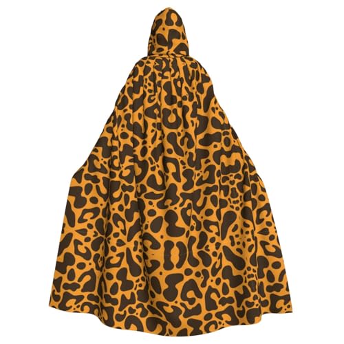 FEYUNYAN Gruseliger Halloween-Umhang für Erwachsene, Leopardenmuster, Kapuzenumhang, Gothic-Hexen-Vampir-Umhang mit Kapuze, verstellbarer Kordelzug, Kostüm-Umhang für Halloween, Party, Cosplay FEYUNYAN Gruseliger Halloween-Umhang für Erwachsene, Leopardenmuster, Kapuzenumhang, Gothic-Hexen-Vampir-Umhang mit Kapuze, verstellbarer Kordelzug, Kostüm-Umhang für Halloween, Party, Cosplay von FEYUNYAN