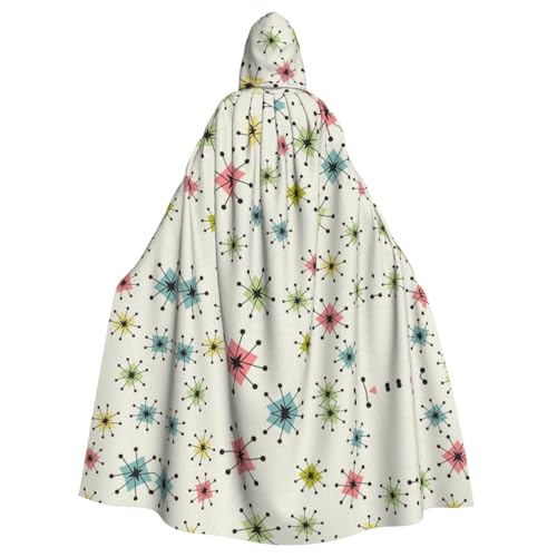 FEYUNYAN Gruseliger Halloween-Umhang für Erwachsene, Sternen-Kapuzenumhang, Gothic-Hexen-Vampir-Umhang mit Kapuze, verstellbarer Kordelzug, Kostüm-Umhang für Halloween, Party, Cosplay FEYUNYAN Gruseliger Halloween-Umhang für Erwachsene, Sternen-Kapuzenumhang, Gothic-Hexen-Vampir-Umhang mit Kapuze, verstellbarer Kordelzug, Kostüm-Umhang für Halloween, Party, Cosplay von FEYUNYAN