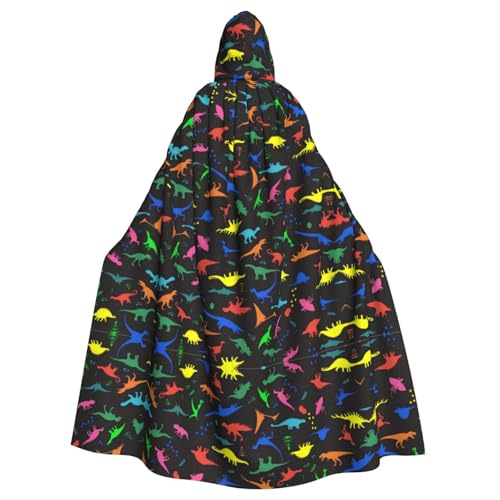 FEYUNYAN Gruseliger Halloween-Umhang für Erwachsene, niedlicher Dinosa-Kapuzenumhang, Gothic-Hexen-Vampir-Umhang mit Kapuze, verstellbarer Kordelzug, Kostüm-Umhang für Halloween-Party, Cosplay FEYUNYAN Gruseliger Halloween-Umhang für Erwachsene, niedlicher Dinosa-Kapuzenumhang, Gothic-Hexen-Vampir-Umhang mit Kapuze, verstellbarer Kordelzug, Kostüm-Umhang für Halloween-Party, Cosplay von FEYUNYAN
