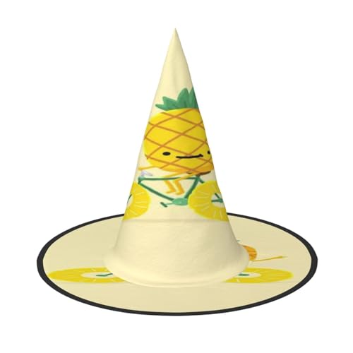FEYUNYAN Halloween-Hexenhut, verstellbar, biegbar, Hexenkostüm, Zubehör für Damen und Erwachsene, Party, spitze Zauberermütze, Ananas, Fahrrad, Halloween, 3 Stück FEYUNYAN Halloween-Hexenhut, verstellbar, biegbar, Hexenkostüm, Zubehör für Damen und Erwachsene, Party, spitze Zauberermütze, Ananas, Fahrrad, Halloween, 3 Stück von FEYUNYAN