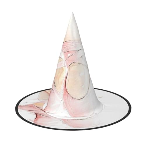 FEYUNYAN Halloween-Hexenhut, verstellbar, biegbar, Hexenkostüm, Zubehör für Damen und Erwachsene, Party, spitze Zauberermütze, Ballettschuhe, Halloween-Hut, 3 Stück von FEYUNYAN
