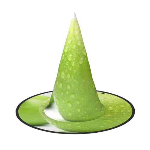 FEYUNYAN Halloween-Hexenhut, verstellbar, biegbar, Hexenkostüm, Zubehör für Damen und Erwachsene, Party, spitze Zauberermütze, Cyanfrucht, Halloween-Hut, 2 Stück von FEYUNYAN