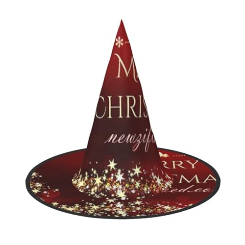 FEYUNYAN Halloween-Hexenhut, verstellbar, biegbar, Hexenkostüm, Zubehör für Frauen und Erwachsene, Party, spitze Zauberermütze, Frohe Weihnachten, Halloween-Hut, 2 Stück FEYUNYAN Halloween-Hexenhut, verstellbar, biegbar, Hexenkostüm, Zubehör für Frauen und Erwachsene, Party, spitze Zauberermütze, Frohe Weihnachten, Halloween-Hut, 2 Stück von FEYUNYAN