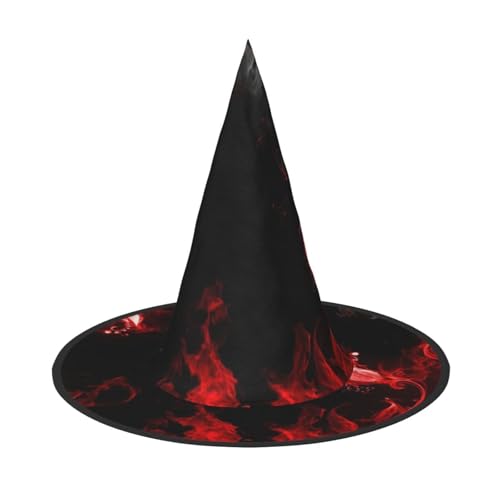 FEYUNYAN Halloween-Hexenhut, verstellbar, biegbar, Hexenkostüm, Zubehör für Frauen und Erwachsene, Party, spitze Zauberermütze, rot, schwarz, weiß, abstrakter Halloween-Hut, 2 Stück FEYUNYAN Halloween-Hexenhut, verstellbar, biegbar, Hexenkostüm, Zubehör für Frauen und Erwachsene, Party, spitze Zauberermütze, rot, schwarz, weiß, abstrakter Halloween-Hut, 2 Stück von FEYUNYAN