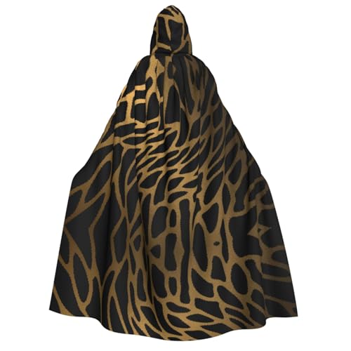 FEYUNYAN Kapuzenumhang für Erwachsene, Leoparden-Tiger-Halloween-Umhang, Gothic-Hexen-Vampir-Kostüm-Zubehör, verstellbarer Bindeverschluss, weicher Polyester-Umhang für Cosplay- und Halloween-Partys FEYUNYAN Kapuzenumhang für Erwachsene, Leoparden-Tiger-Halloween-Umhang, Gothic-Hexen-Vampir-Kostüm-Zubehör, verstellbarer Bindeverschluss, weicher Polyester-Umhang für Cosplay- und Halloween-Partys von FEYUNYAN