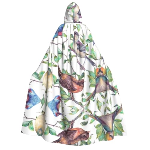FEYUNYAN Kapuzenumhang für Erwachsene, niedlicher Vogel-Halloween-Umhang, Gothic-Hexen-Vampir-Kostüm-Zubehör, verstellbarer Bindeverschluss, weicher Polyester-Umhang für Cosplay- und Halloween-Partys FEYUNYAN Kapuzenumhang für Erwachsene, niedlicher Vogel-Halloween-Umhang, Gothic-Hexen-Vampir-Kostüm-Zubehör, verstellbarer Bindeverschluss, weicher Polyester-Umhang für Cosplay- und Halloween-Partys von FEYUNYAN