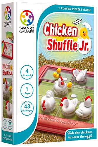 SmartGames - Chicken Shuffle Jr, Puzzle Game with 48 Challenges, 4+ Years von SmartGames