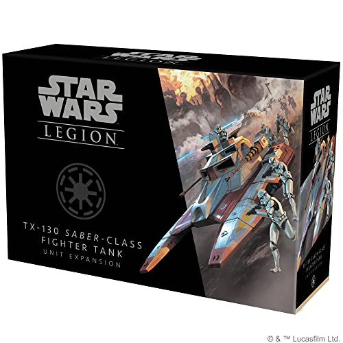Atomic Mass Games, Star Wars Legion: Galactic Republic Expansions: TX-130 Saber-Class Fighter Tank, Unit Expansion, Miniatures Game, Ages 14+, 2 Players, 90 Minutes Playing Time von Atomic Mass Games