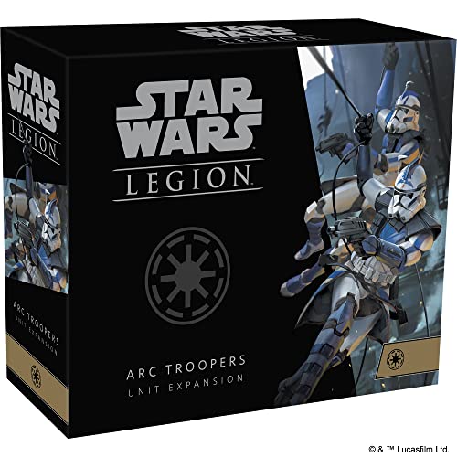 Atomic Mass Games, Star Wars Legion: Galactic Republic Expansions: ARC Troopers Unit, Unit Expansion, Miniatures Game, Ages 14+, 2 Players, 90 Minutes Playing Time von Atomic Mass Games