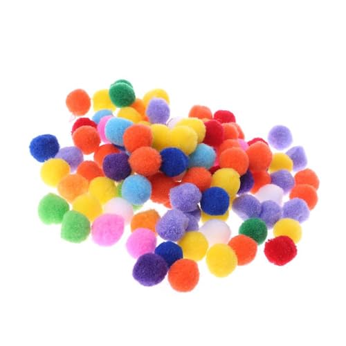 FGDTREE 1 Zoll Pompon Pelzbällchen 1000 Prozent Für Scrapbooking Und Handwerk Aktivität Handgefertigtes Handwerksprojekt Machen Materialskugeln von FGDTREE
