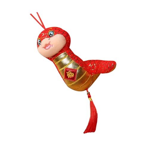FGDTREE 2025 Schlangenjahr Maskottchen Hängen Plüschende Dekoration Für Auto Und Büro Ornament Chinesische Neujahrsfeier Zu Geben von FGDTREE