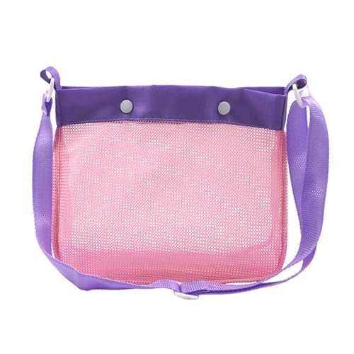 FGDTREE Beach Toy Bags Crossbody Bag Net Muschelbeutel Muschel Sammeln Taschen Mit Einstellbarem Traggurt von FGDTREE