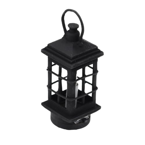 FGDTREE Realistischer Beleuchtungseffekt Miniaturhandlamp Für 1/12 Dollhouses Garten Display Dollhouses Dekoratives Zubehör Modell von FGDTREE
