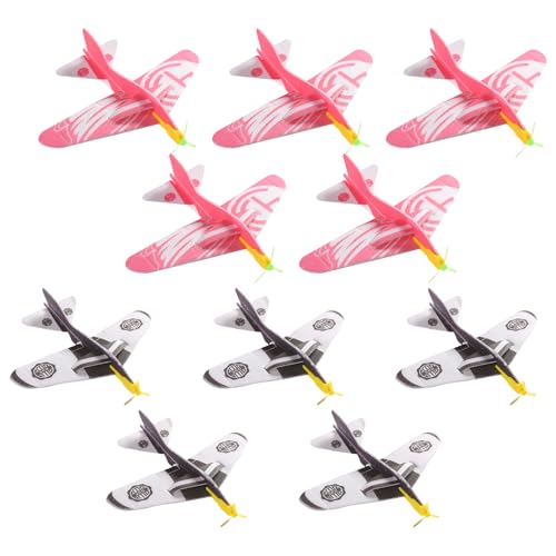FGDTREE Set Von 10 Kinderschaumflugzeugspielzeug Fliegenden Glanzern Class Prize Foam Toy Blitzer Aufregender Flug von FGDTREE