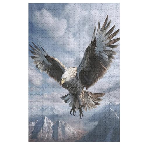 Adler Puzzle 1000 Teile, Holzpuzzle Herausforderndes Geschicklichkeitsspiel Für Die Ganze Familie, Kinder Erwachsenenpuzzle Ab 12 Jahren 78×53cm Adler Puzzle 1000 Teile, Holzpuzzle Herausforderndes Geschicklichkeitsspiel Für Die Ganze Familie, Kinder Erwachsenenpuzzle Ab 12 Jahren 78×53cm von FGHJHGG