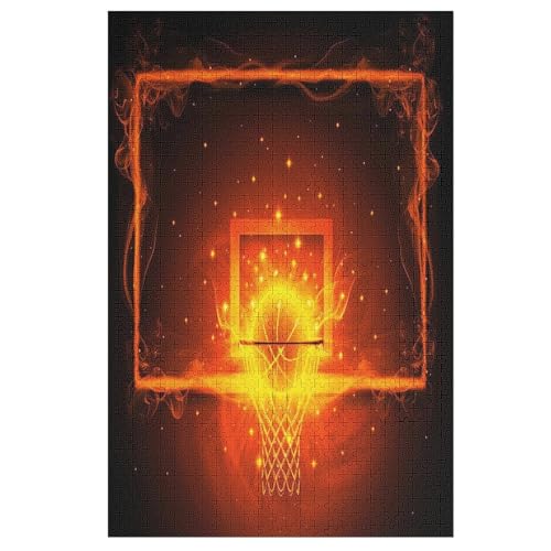 Basketball Puzzle 1000 Teile, Holzpuzzle Herausforderndes Geschicklichkeitsspiel Für Die Ganze Familie, Kinder Erwachsenenpuzzle Ab 12 Jahren 78×53cm Basketball Puzzle 1000 Teile, Holzpuzzle Herausforderndes Geschicklichkeitsspiel Für Die Ganze Familie, Kinder Erwachsenenpuzzle Ab 12 Jahren 78×53cm von FGHJHGG