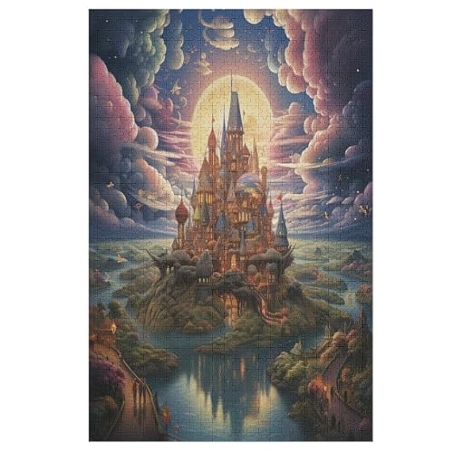 Burg-Puzzlespiel Aus Holz, 1000 Puzzleteile, Puzzle Für Teenager Und Erwachsene, Kreatives Spielzeug, Puzzles, 78×53cm Burg-Puzzlespiel Aus Holz, 1000 Puzzleteile, Puzzle Für Teenager Und Erwachsene, Kreatives Spielzeug, Puzzles, 78×53cm von FGHJHGG