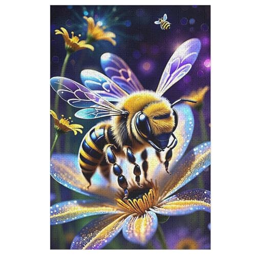 Cute Biene Puzzles 1000 Teile Erwachsener Kniffel Spaß Für Die Ganze Familie, Holzpuzzle Kinder Erwachsene, Impossible Puzzle Schwer 78×53cm Cute Biene Puzzles 1000 Teile Erwachsener Kniffel Spaß Für Die Ganze Familie, Holzpuzzle Kinder Erwachsene, Impossible Puzzle Schwer 78×53cm von FGHJHGG