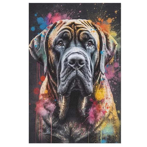 Cute Hund -Puzzle, 1000 Teile,Holzpuzzle Für Erwachsene Kinder, Lustiges Spielzeug, Denkspiel, Bildungsspiel, 78×53cm Cute Hund -Puzzle, 1000 Teile,Holzpuzzle Für Erwachsene Kinder, Lustiges Spielzeug, Denkspiel, Bildungsspiel, 78×53cm von FGHJHGG