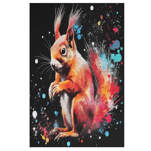 Eichhörnchen-Puzzlespiel Aus Holz, 1000 Puzzleteile, Puzzle Für Teenager Und Erwachsene, Kreatives Spielzeug, Puzzles, 78×53cm Eichhörnchen-Puzzlespiel Aus Holz, 1000 Puzzleteile, Puzzle Für Teenager Und Erwachsene, Kreatives Spielzeug, Puzzles, 78×53cm von FGHJHGG