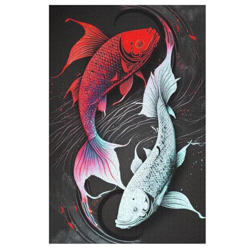 Fische Holzpuzzle 1000 Teile Klassische Puzzles Erwachsene Kinder Puzzle DIY Kit Holzspielzeug Einzigartiges Geschenk 78×53cm Fische Holzpuzzle 1000 Teile Klassische Puzzles Erwachsene Kinder Puzzle DIY Kit Holzspielzeug Einzigartiges Geschenk 78×53cm von FGHJHGG