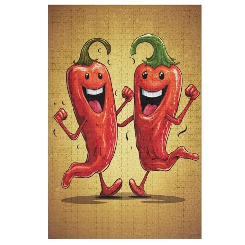 Gemüse Chili Puzzles 1000 Teile Erwachsener Kniffel Spaß Für Die Ganze Familie, Holzpuzzle Kinder Erwachsene, Impossible Puzzle Schwer 78×53cm Gemüse Chili Puzzles 1000 Teile Erwachsener Kniffel Spaß Für Die Ganze Familie, Holzpuzzle Kinder Erwachsene, Impossible Puzzle Schwer 78×53cm von FGHJHGG