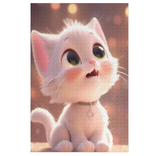 Holzpuzzle Cute Katze Puzzle 1000 Teile Erwachsene Klassische Pädagogisches Spielzeug Kinder Lernspiel Herausforderndes Puzzles 78×53cm Holzpuzzle Cute Katze Puzzle 1000 Teile Erwachsene Klassische Pädagogisches Spielzeug Kinder Lernspiel Herausforderndes Puzzles 78×53cm von FGHJHGG