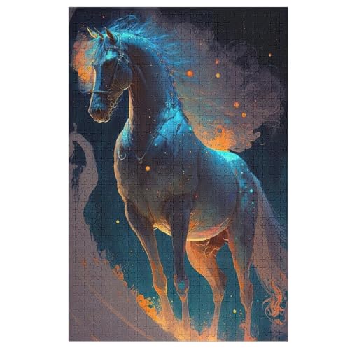Holzpuzzles 1000 Teile Horse -Puzzle Für Jungen Und Mädchen, Schwierigkeitsgrad, Lernspiele, Familienspielzeug 78×53cm Holzpuzzles 1000 Teile Horse -Puzzle Für Jungen Und Mädchen, Schwierigkeitsgrad, Lernspiele, Familienspielzeug 78×53cm von FGHJHGG