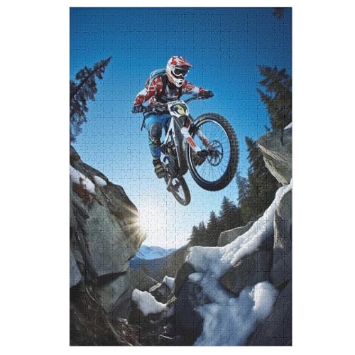 Holzpuzzles 1000 Teile Mountainbike -Puzzle Für Jungen Und Mädchen, Schwierigkeitsgrad, Lernspiele, Familienspielzeug 78×53cm Holzpuzzles 1000 Teile Mountainbike -Puzzle Für Jungen Und Mädchen, Schwierigkeitsgrad, Lernspiele, Familienspielzeug 78×53cm von FGHJHGG