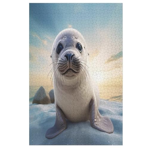 Holzpuzzles 1000 Teile Robbe -Puzzle Für Jungen Und Mädchen, Schwierigkeitsgrad, Lernspiele, Familienspielzeug 78×53cm Holzpuzzles 1000 Teile Robbe -Puzzle Für Jungen Und Mädchen, Schwierigkeitsgrad, Lernspiele, Familienspielzeug 78×53cm von FGHJHGG