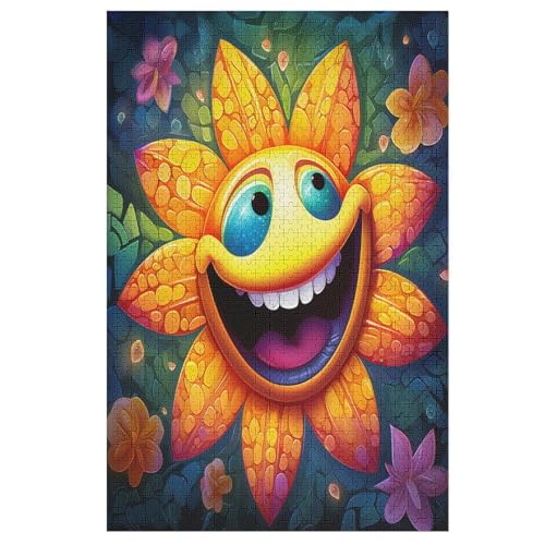 Holzpuzzles 1000 Teile Sonnenblume -Puzzle Für Jungen Und Mädchen, Schwierigkeitsgrad, Lernspiele, Familienspielzeug 78×53cm Holzpuzzles 1000 Teile Sonnenblume -Puzzle Für Jungen Und Mädchen, Schwierigkeitsgrad, Lernspiele, Familienspielzeug 78×53cm von FGHJHGG