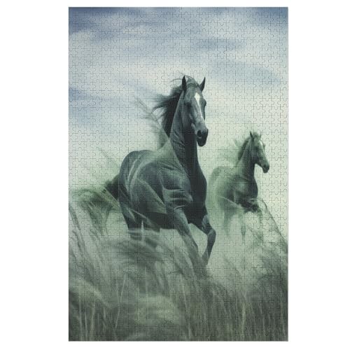 Horse Holzpuzzle 1000 Teile, Knobelspiele Für Erwachsene, Teenager, Puzzles Unmögliche - Kinder Puzzle Zimmer Deko 78×53cm Horse Holzpuzzle 1000 Teile, Knobelspiele Für Erwachsene, Teenager, Puzzles Unmögliche - Kinder Puzzle Zimmer Deko 78×53cm von FGHJHGG