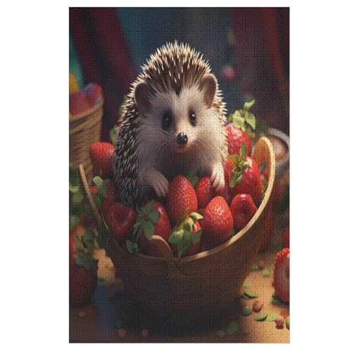 Igel -Puzzle, 1000 Teile,Holzpuzzle Für Erwachsene Kinder, Lustiges Spielzeug, Denkspiel, Bildungsspiel, 78×53cm Igel -Puzzle, 1000 Teile,Holzpuzzle Für Erwachsene Kinder, Lustiges Spielzeug, Denkspiel, Bildungsspiel, 78×53cm von FGHJHGG