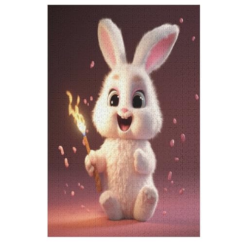 Kaninchen Puzzles 1000 Teile Erwachsener Kniffel Spaß Für Die Ganze Familie, Holzpuzzle Kinder Erwachsene, Impossible Puzzle Schwer 78×53cm Kaninchen Puzzles 1000 Teile Erwachsener Kniffel Spaß Für Die Ganze Familie, Holzpuzzle Kinder Erwachsene, Impossible Puzzle Schwer 78×53cm von FGHJHGG