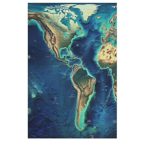 Karte Puzzles 1000 Teile Erwachsener Kniffel Spaß Für Die Ganze Familie, Holzpuzzle Kinder Erwachsene, Impossible Puzzle Schwer 78×53cm Karte Puzzles 1000 Teile Erwachsener Kniffel Spaß Für Die Ganze Familie, Holzpuzzle Kinder Erwachsene, Impossible Puzzle Schwer 78×53cm von FGHJHGG