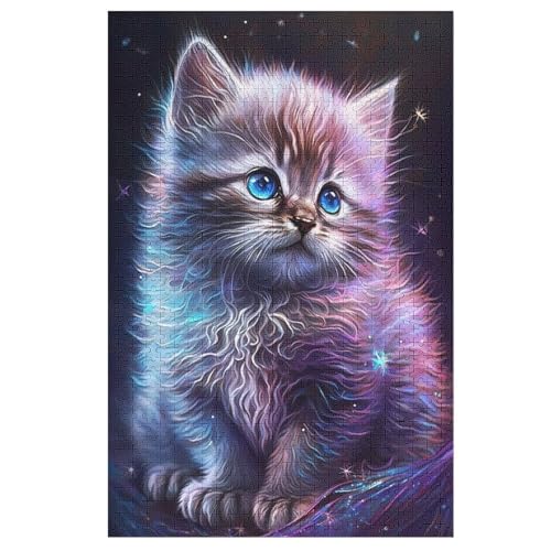 Katze 1000 Teile Premium-Puzzles Für Erwachsene Kinder- Holzpuzzles Spaß Und Lernspiele - Perfekte Puzzle-Geschenke 78×53cm Katze 1000 Teile Premium-Puzzles Für Erwachsene Kinder- Holzpuzzles Spaß Und Lernspiele - Perfekte Puzzle-Geschenke 78×53cm von FGHJHGG