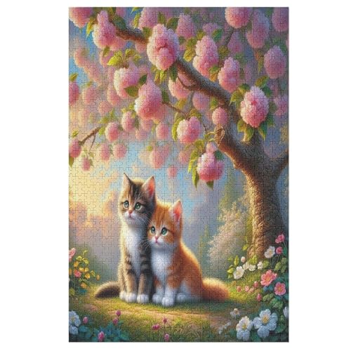 Katze Holzpuzzle 1000 Teile Klassische Puzzles Erwachsene Kinder Puzzle DIY Kit Holzspielzeug Einzigartiges Geschenk 78×53cm Katze Holzpuzzle 1000 Teile Klassische Puzzles Erwachsene Kinder Puzzle DIY Kit Holzspielzeug Einzigartiges Geschenk 78×53cm von FGHJHGG