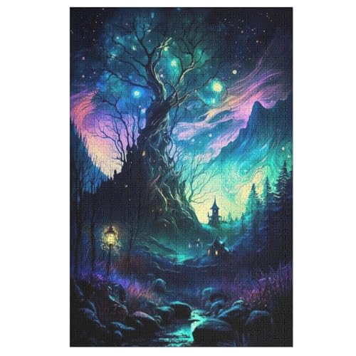 Kosmischer Lebensbaum Puzzle Für Erwachsene 1000 Teile Premium Recyceltes Brett Zum Lernen, Lernspielzeug, Familienspiele Kinder Holzpuzzle 78×53cm Kosmischer Lebensbaum Puzzle Für Erwachsene 1000 Teile Premium Recyceltes Brett Zum Lernen, Lernspielzeug, Familienspiele Kinder Holzpuzzle 78×53cm von FGHJHGG