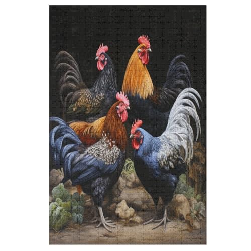Kükenen Puzzles 1000 Teile Erwachsener Kniffel Spaß Für Die Ganze Familie, Holzpuzzle Kinder Erwachsene, Impossible Puzzle Schwer 78×53cm Kükenen Puzzles 1000 Teile Erwachsener Kniffel Spaß Für Die Ganze Familie, Holzpuzzle Kinder Erwachsene, Impossible Puzzle Schwer 78×53cm von FGHJHGG