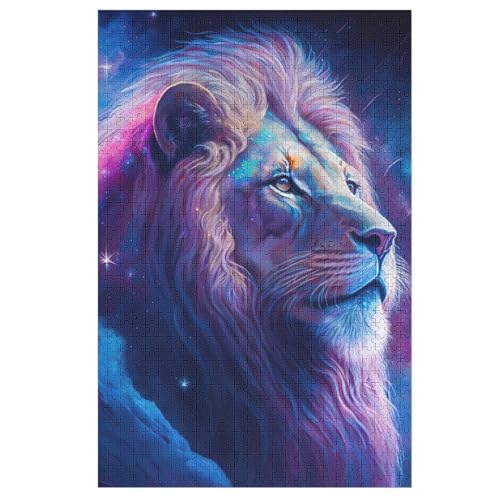 Löwe Holzpuzzle Für Erwachsene Teenager Stress Abbauen Familien-Puzzlespiel Poster 1000-teiliges Puzzle Kinder Lernspiel 78×53cm Löwe Holzpuzzle Für Erwachsene Teenager Stress Abbauen Familien-Puzzlespiel Poster 1000-teiliges Puzzle Kinder Lernspiel 78×53cm von FGHJHGG