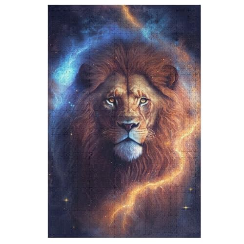 Löwe-Puzzlespiel Aus Holz, 1000 Puzzleteile, Puzzle Für Teenager Und Erwachsene, Kreatives Spielzeug, Puzzles, 78×53cm Löwe-Puzzlespiel Aus Holz, 1000 Puzzleteile, Puzzle Für Teenager Und Erwachsene, Kreatives Spielzeug, Puzzles, 78×53cm von FGHJHGG