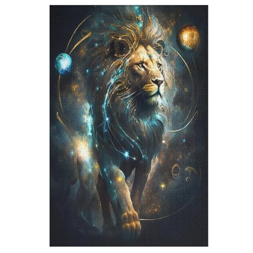 Löwe-Puzzlespiel Aus Holz, 1000 Puzzleteile, Puzzle Für Teenager Und Erwachsene, Kreatives Spielzeug, Puzzles, 78×53cm Löwe-Puzzlespiel Aus Holz, 1000 Puzzleteile, Puzzle Für Teenager Und Erwachsene, Kreatives Spielzeug, Puzzles, 78×53cm von FGHJHGG