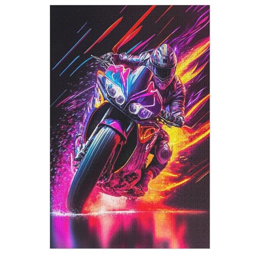 Motorrad Holzpuzzle 1000 Teile Klassische Puzzles Erwachsene Kinder Puzzle DIY Kit Holzspielzeug Einzigartiges Geschenk 78×53cm Motorrad Holzpuzzle 1000 Teile Klassische Puzzles Erwachsene Kinder Puzzle DIY Kit Holzspielzeug Einzigartiges Geschenk 78×53cm von FGHJHGG