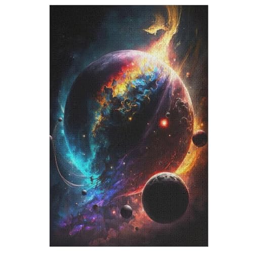Planet Sternenhimmel Puzzle 1000 Teile, Holzpuzzle Für Erwachsene Kinder, Impossible Puzzles, Geschicklichkeitsspiel Für Die Ganze Familie 78×53cm Planet Sternenhimmel Puzzle 1000 Teile, Holzpuzzle Für Erwachsene Kinder, Impossible Puzzles, Geschicklichkeitsspiel Für Die Ganze Familie 78×53cm von FGHJHGG