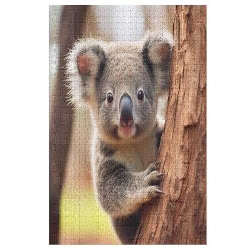Puzzle Koala, 1000 Puzzleteile Für Kinder, Holzpuzzles, Geeignet Für Erwachsene Lernspiel, 78×53cm Puzzle Koala, 1000 Puzzleteile Für Kinder, Holzpuzzles, Geeignet Für Erwachsene Lernspiel, 78×53cm von FGHJHGG
