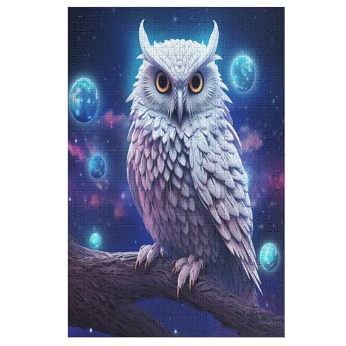 Puzzles Für Erwachsene, 1000 Teile, Eule, Kreative Holzpuzzles, Praktisches Spiel, Familiendekoration 78×53cm Puzzles Für Erwachsene, 1000 Teile, Eule, Kreative Holzpuzzles, Praktisches Spiel, Familiendekoration 78×53cm von FGHJHGG