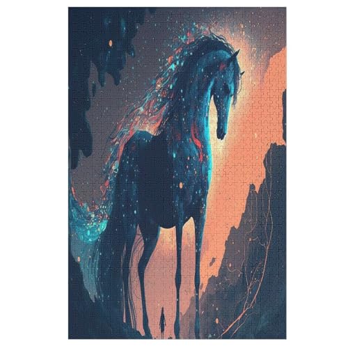Puzzles Für Erwachsene, 1000 Teile, Horse, Kreative Holzpuzzles, Praktisches Spiel, Familiendekoration 78×53cm Puzzles Für Erwachsene, 1000 Teile, Horse, Kreative Holzpuzzles, Praktisches Spiel, Familiendekoration 78×53cm von FGHJHGG