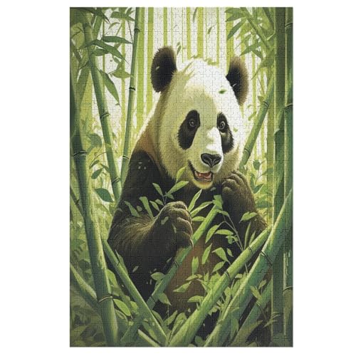 Puzzles Für Erwachsene, 1000 Teile, Panda, Kreative Holzpuzzles, Praktisches Spiel, Familiendekoration 78×53cm Puzzles Für Erwachsene, 1000 Teile, Panda, Kreative Holzpuzzles, Praktisches Spiel, Familiendekoration 78×53cm von FGHJHGG