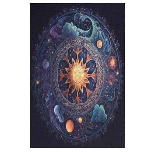 Puzzles Für Erwachsene, 1000 Teile, Planetenuhr, Kreative Holzpuzzles, Praktisches Spiel, Familiendekoration 78×53cm Puzzles Für Erwachsene, 1000 Teile, Planetenuhr, Kreative Holzpuzzles, Praktisches Spiel, Familiendekoration 78×53cm von FGHJHGG